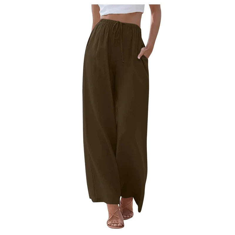 Solana Linnen Broek Wit